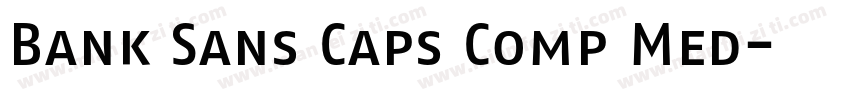 Bank Sans Caps Comp Med字体转换